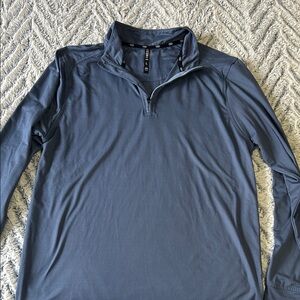 Women's Blue Quarter-Zip Sweatshirt